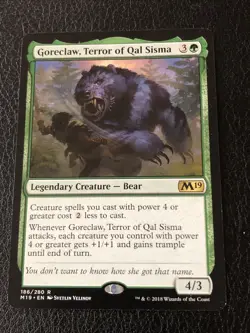 Goreclaw Terror Of Qal Sisma X1 M19 NM Cond See Pics Front Back - Image 1