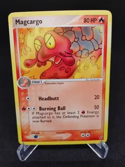 Pokemon TCG Magcargo EX Deoxys 37/107 Regular Uncommon VLP - Image 1
