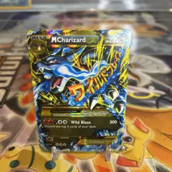 Pokemon M Charizard EX 108/106 Flashfire Holo Ultra Rare Mega Evolution Card - Image 1