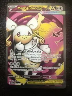 Pokemon Mega Audino EX 253/217 Ascended Heroes Ultra Rare - Image 1