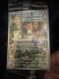 Pokemon TCG Charmander Obsidian Flames #044 Black Star Promo Card, Sealed - Image 1