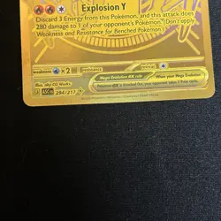 Mega Charizard Y ex 294/217 GOLD Hyper Rare Pokemon Ascended Heroes - Image 3