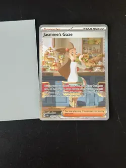Pokemon Jasmine's Gaze 245/191 Sv08: Surging Sparks Special Rare Holo Trainer C… - Image 3