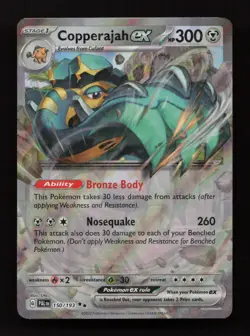 Copperajah ex 150/193 Double Rare Paldea Evolved Pokemon Near Mint - Image 1