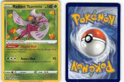 RADIANT TSAREENA 016/195 RADIANT RARE SILVER TEMPEST POKEMON NM - Image 1