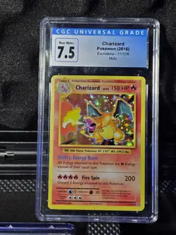Charizard 2016 Pokemon Evolutions Holo 11/108 CGC 7.5 MINT🔥 - Image 1