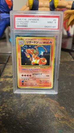 Pokemon TCG Charizard Japanese CD Promo Holo Dragon 1998 PSA 9 #006 Pokemon - Image 1