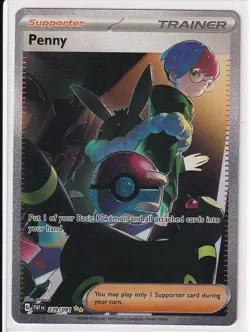 Penny 239/091 - Paldean Fates - Special Illustration Rare Pokemon Holo NM - Image 1