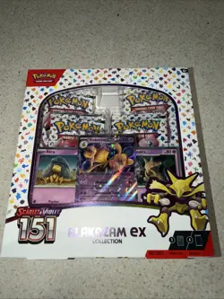 Pokemon TCG Scarlet and Violet - 151 Alakazam ex Collection Box 820650855269 - Image 1