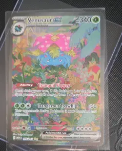 Pokemon Venusaur ex 198/165 Scarlet & Violet 151 Special Illustration Rare Holo - Image 1