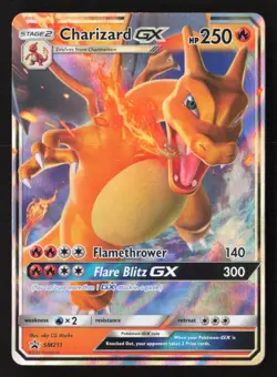 Charizard GX Promo Holo SMP SM211 LP Pokemon TCG - Image 1