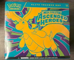 Pokemon Mega Evolution Ascended Heroes Elite Trainer Box Dragonite 2024 English - Image 1