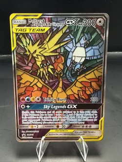 Pokemon Moltres & Zapdos & Articuno GX SM210 Promo Full Art Holo NM - Image 1