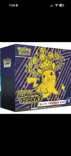 Pokemon TCG Scarlet & Violet Surging Sparks Elite Trainer Box ETB New - Image 1