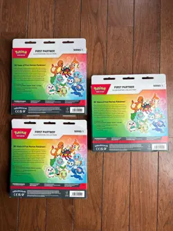 Pokemon First Partner Illustration Collection (Lot of 3) ✅In Hand ✅Sealed - Image 2