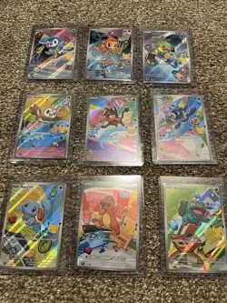 Pokemon TCG First Partner Illustration Collection Series: Complete Set:Gen 1,4,7 - Image 1