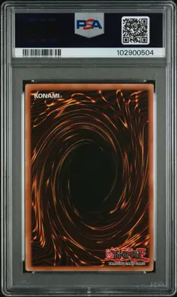 Yu-Gi-Oh! 2003 Vampire Lord DCR-000 1st Edition Secret Rare PSA 9 MINT - Image 3