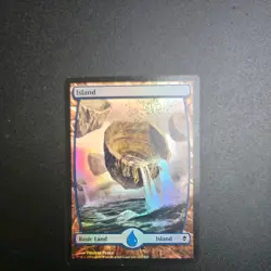 Island (#237) [Zendikar] Foil Magic MTG Cards LP - Image 2