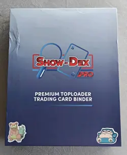 Show-Dex Pro Toploader Binder Folder Trading Card Album Storage Pokemon Cards - Image 1