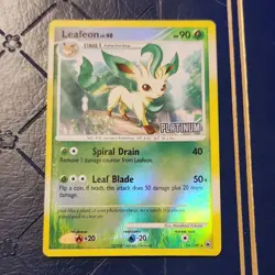 Pokemon Leafeon Platinum Burger King Promo 90 HP Reverse Holo 24/100 Card - Image 1