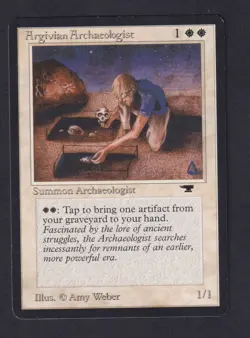 Magic MTG - Argivian Archaeologist - Antiquities - EXC - EN - Image 1