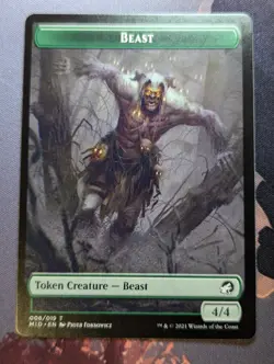 Token - Beast - MTG - MID - 008/019 - Image 1