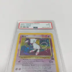 Mew 9 Black Star Promo Pokemon League Holo PSA 9 - Image 4