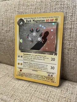 Pokemon Dark Magneton 11/82 Team Rocket Holo Rare 60 HP - Image 1
