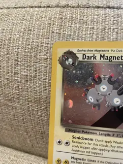 Pokemon Dark Magneton 11/82 Team Rocket Holo Rare 60 HP - Image 3