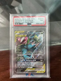 Celebi & Venusaur GX SM167 Holo Pokemon TCG Sun & Moon Promo Tag Team PSA 9! - Image 1