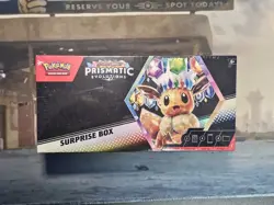 Pokemon TCG Prismatic Evolutions Surprise Box Factory Sealed - Image 1