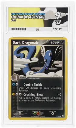 ACE 9 Pokemon TCG 2004 EX Team Rocket Returns #32/109 Dark Dragonair - Image 3