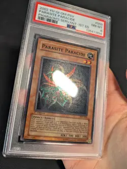 Yugioh Parasite Paracide PSV-003 1st Edition Super Rare PSA 8 NM-MT! - Image 3