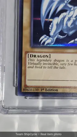yugioh cgc 85 PSA DUSAEN043 BlueEyes White Dragon Ultra Rare 1st Edition G2U - Image 5
