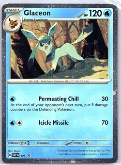 Glaceon - (Cosmos Holo) SVP 171 Holo SV: Scarlet & Violet - Pokemon Card - NM - Image 1