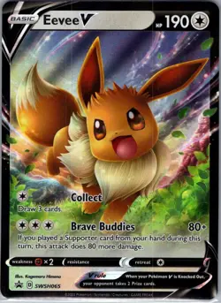 Eevee V SWSH065 SWSH: Sword & Shield Promo Cards - Pokemon Card - NM - Image 1