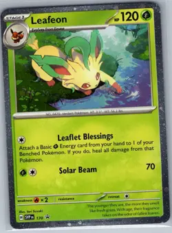 Leafeon - (Cosmos Holo) 170 Holo SV: Scarlet & Violet Promo - Pokemon Card - NM - Image 1