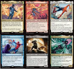 MTG Commander Cosmic Spider-Man Deck - Spider-Punk - Spectacular EDH 100 Cards - Image 1