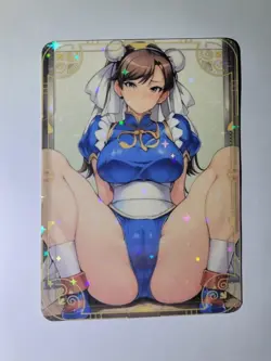 Sexy Chun-Li Street Fighter Goddess Story Hunny Bunny Anime Holo Card #2 - Image 2