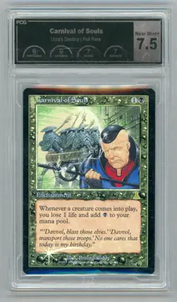 MTG FOIL Carnival of Souls - Urza's Destiny Magic the Gathering Card PCG 7.5 - Image 1