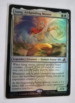 Aang, Airbending Master | Foil | ATLA | Mythic MTG Card | TLE #0074 - Image 1
