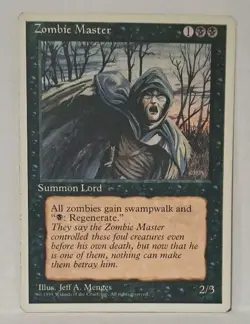 MTG Zombie Master x1 4th Edition MP - Image 1