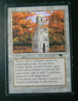 URZA'S TOWER : MTG : ANTIQUITIES : 1993 : FAIR : SEE PHOTO'S - Image 1