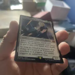 Cloud, Midgard Mercenary M 0010 Regular Final Fantasy Magic the Gathering MTG NM - Image 3