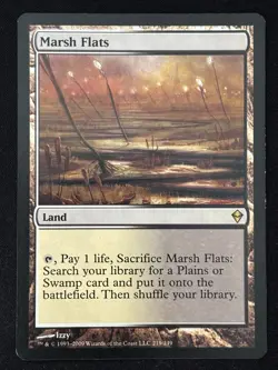 1x MTG Marsh Flats - Zendikar (ZEN) #219 - Magic the Gathering - Image 5