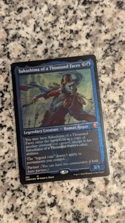 Magic: The Gathering Sakashima of a Thousand Faces Commander Legends Etched Foil - Image 1