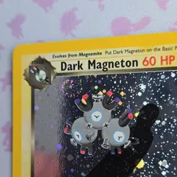 Pokemon TCG Dark Magneton Team Rocket Holo Rare 11/82 60HP Wizards 2000 Swirl!🌀 - Image 4