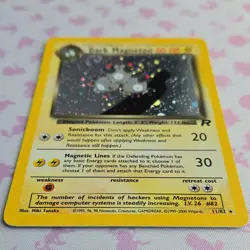 Pokemon TCG Dark Magneton Team Rocket Holo Rare 11/82 60HP Wizards 2000 Swirl!🌀 - Image 5