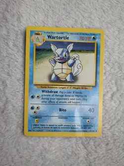 Pokemon TCG Wartortle Base Set 42/102 Regular LP - Image 1