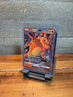 POKEMON TCG CHARIZARD GX SM211 HOLO BLACK STAR PROMO NEAR MINT - Image 1